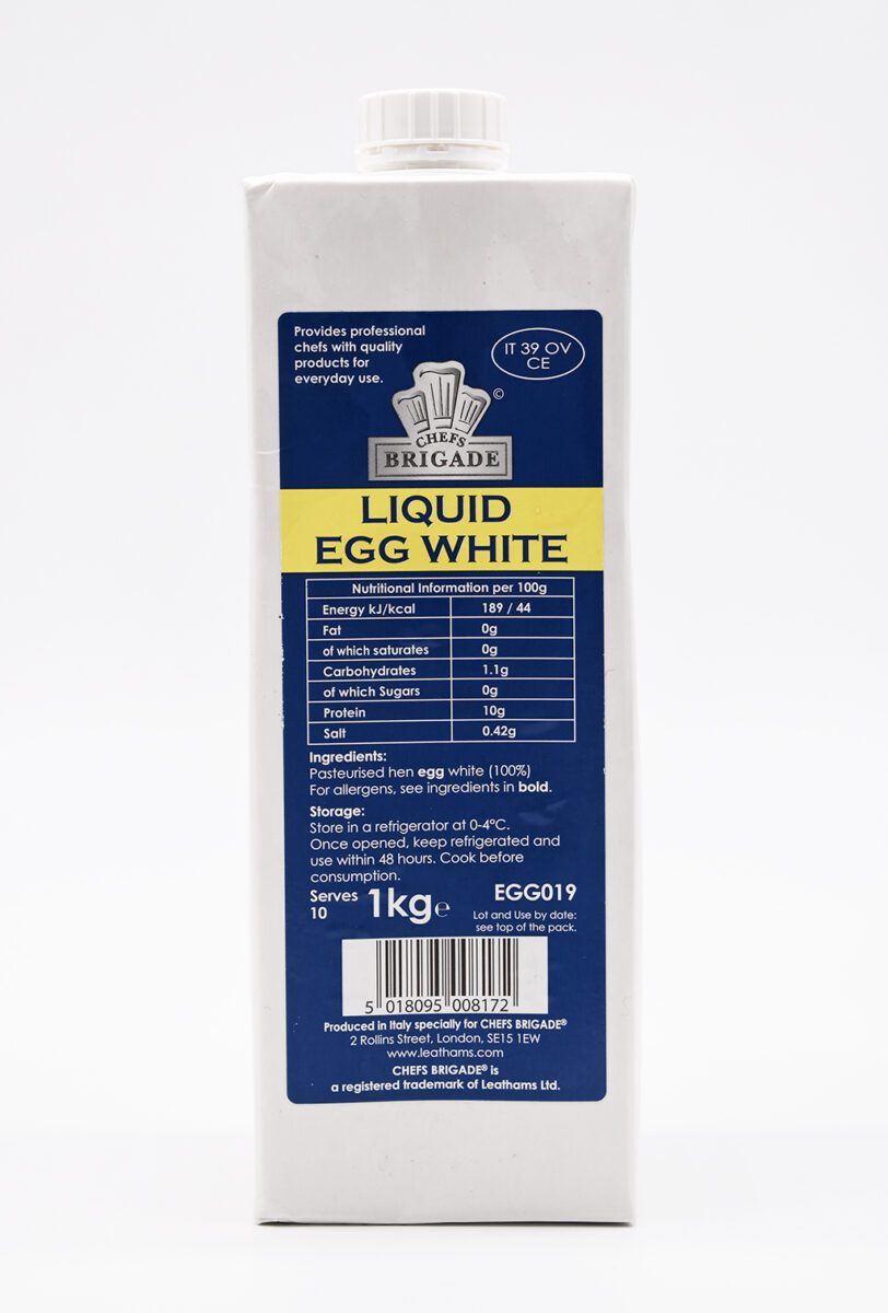 Buy Chefs Brigade Liquid Pasteurized Egg White From Leathams Online