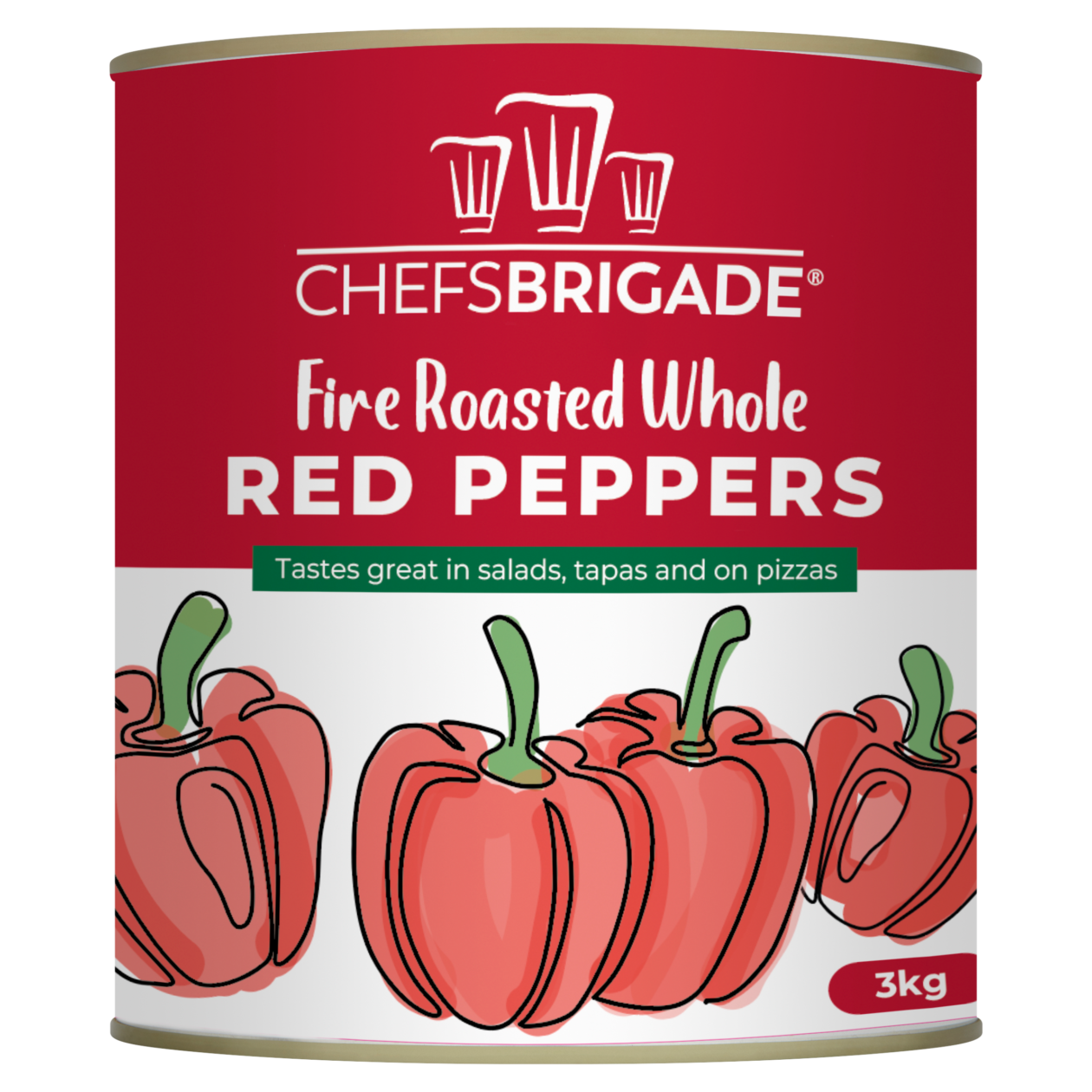 buy-chefs-brigade-fire-roasted-red-peppers-from-leathams-online-food