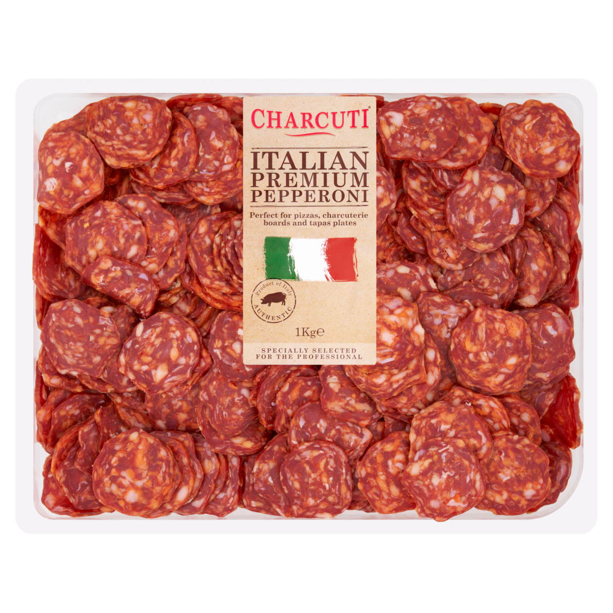 Buy Charcuti® Italian Pepperoni Salame from Leathams online food suppliers.